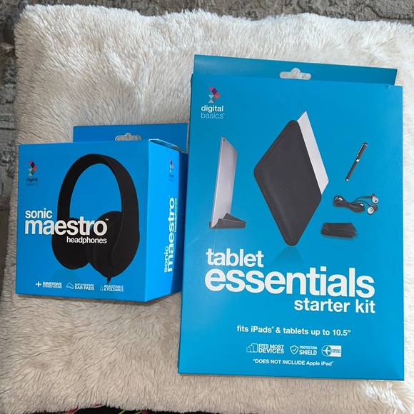 Digital Basics Headphones & starter kit for iPad or tablet-selling all in pic - Picture 4 of 4